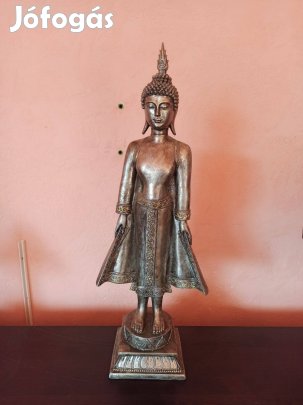 Thai stílusú, álló Buddha szobor,