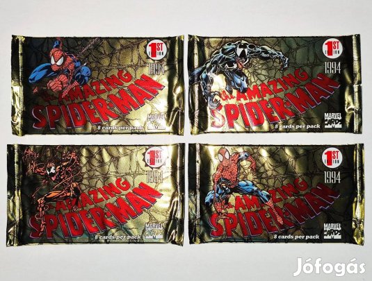 The Amazing Spider-Man 1st Edition Trading Cards kártya csomagok