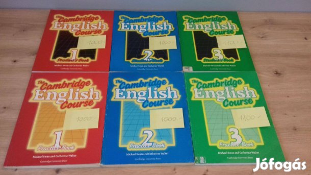 The Cambridge English course 1-3 (angol nyelvkönyv + munkafüzet)
