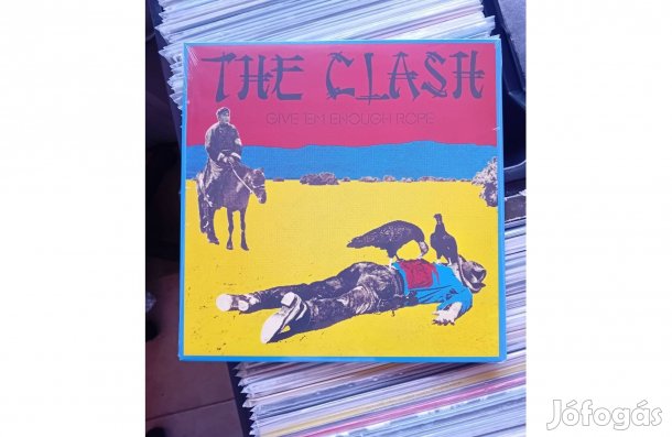 The Clash - Give 'Em Enough Rope Bakelit Lemez LP Bontatlan