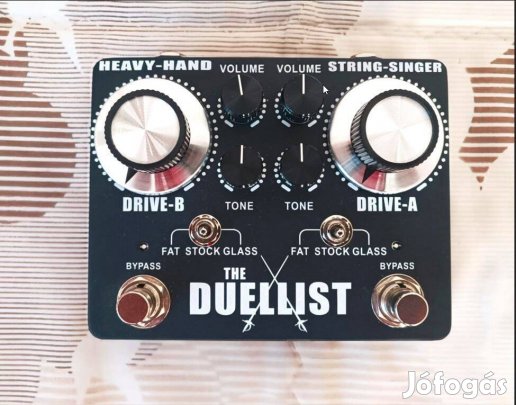 The Duellist V2 dual Overdrive- Distortion pedál