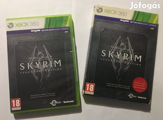 The Elder Scrolls V. Skyrim Legendary Ed. angol Gyári Xbox 360 Játék
