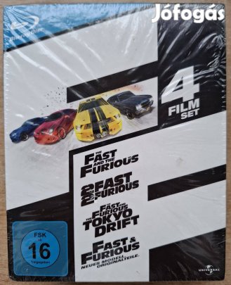 The Fast and The Furious 1-4. (2001-2009) Blu-ray