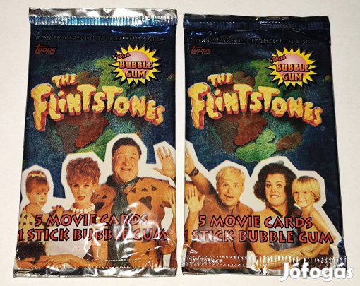 The Flintstones Movie Cards bontatlan kártya csomagok (Topps)