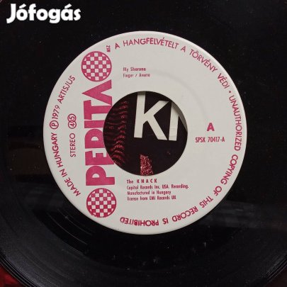 The Knack - My Sharona, Let Me Out - punk rock new wave kislemez