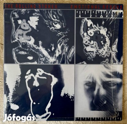 The Rolling Stones Emotional Rescue bakelit hanglemez poszterrel német