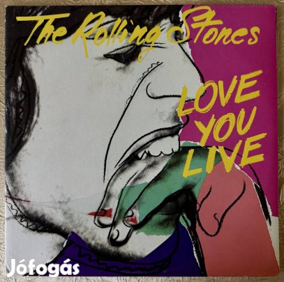 The Rolling Stones Love You Live dupla bakelit hanglemez usa