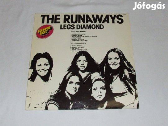 The Runaways / Legs Diamond - hard rock bakelit lemez eladó!