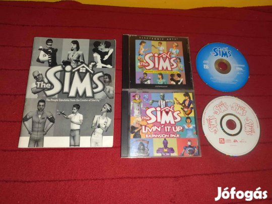 The Sims + livinit up expansion PC CD