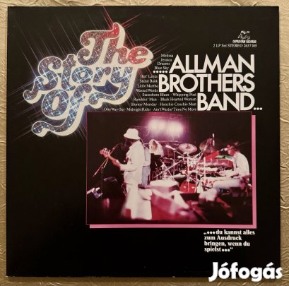 The Story Of The Allman Brother Band dupla bakelit hanglemez német