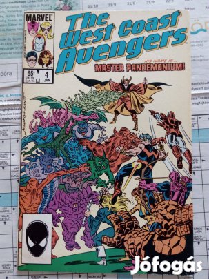 The West Coast Avengers (1985-ös sorozat) képregény 4. szám eladó!