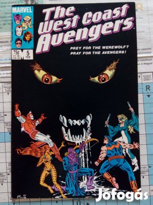 The West Coast Avengers (1985-ös sorozat) képregény 5. szám eladó!