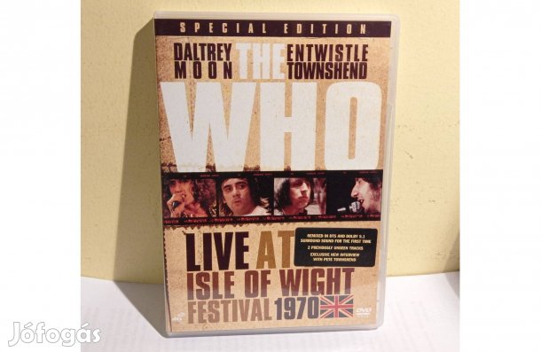 The Who Live At The Isle Of Wight Festival 1970, DVD