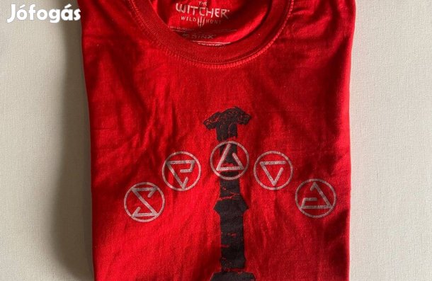 The Witcher III. Wild Hunt férfi/női póló, S-es