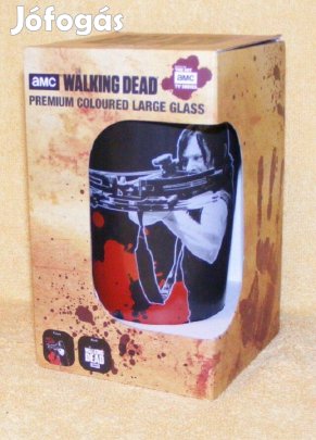 The walking dead üveg pohár