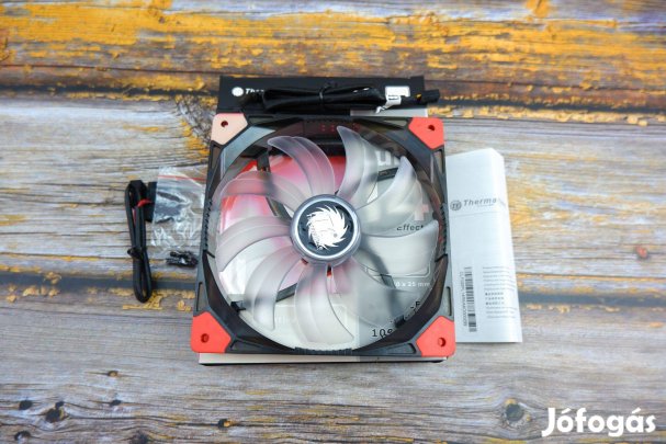Thermaltake LUNA 14 LED RED számítógép ház hűtő ventilátor piros Új!