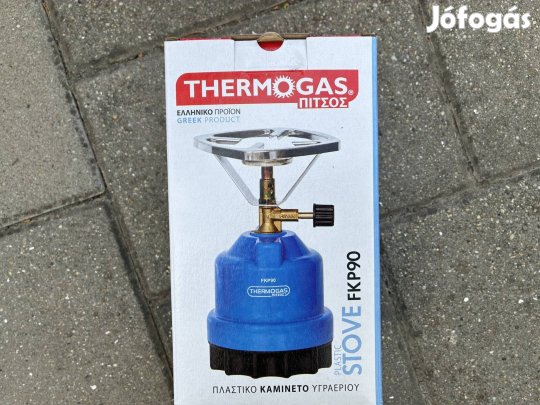 Thermogas camping gázfőző, kemping palack