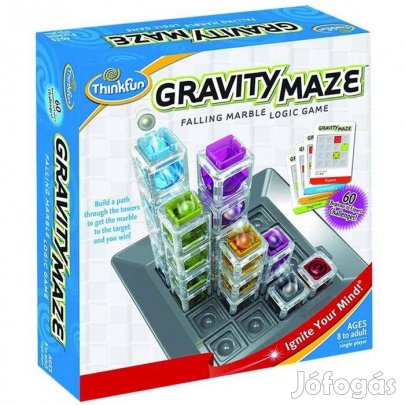 Thinkfun Gravity Maze, zuhanó golyó logikai játék