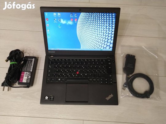 Thinkpad Lenovo X240 Vcds Autocom Elsawin Etka autódiagnosztika laptop