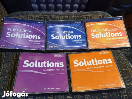 Third edition Solutions Intermediate,Upper-Intermediate,Advanced-18 CD