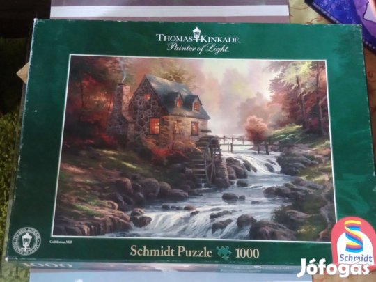 Thomas Kinkade 1000 db-os kirakó puzzle eladó 5000ft óbuda