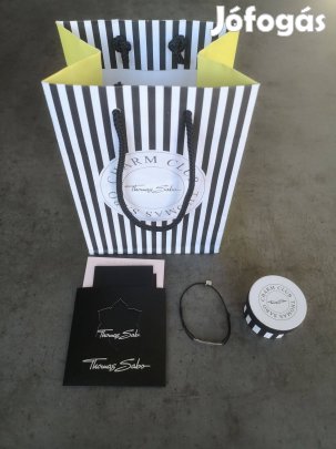 Thomas Sabo ezüst karkötő gravírozható lappal újszerű állapot