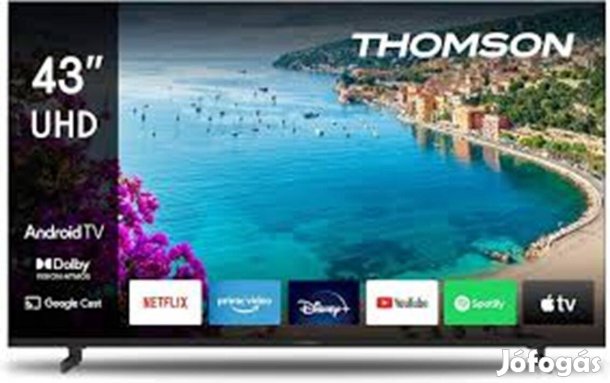 Thomson 43UA5S13) 108CM 4K WIFI SMART LED TV ! Akció!