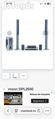 Thomson 5.1 dvd házimozi