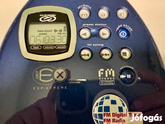 Thomson LAD 1099R Discman FM rádióval