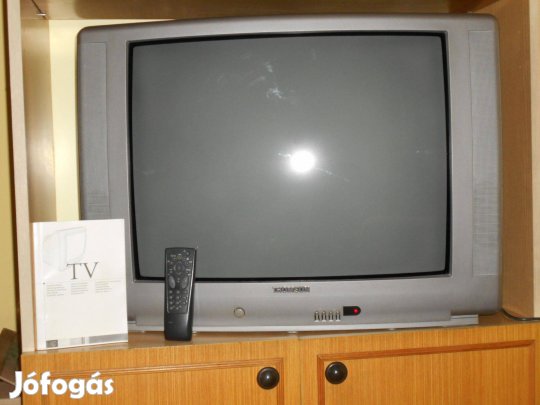 Thomson, színes TV, keveset használt, kis hibás, jó távirányítóval