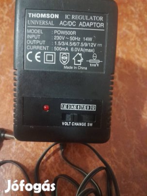 Thomson adapter 1,5 V-tól 12 V -ig 