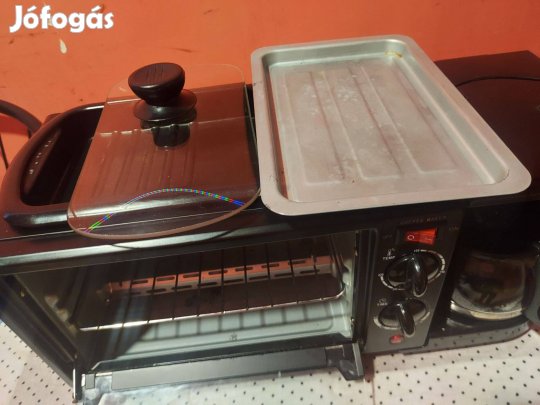 Three Muxi 3in1 sütő Kávéfőző grill