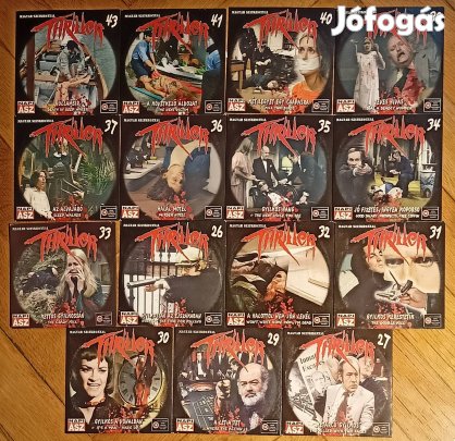 Thriller DVD sorozat 31db DVD egyben 