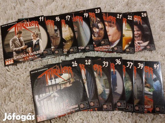 Thriller papirtokos dvd filmsorozat 900Ft/db