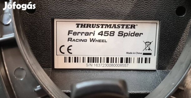 Thrustmaster Ferrari 458 Spider kormány - Xbox - jó állapot