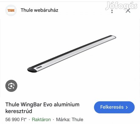 Thule Wingbar keresztrúd 2db