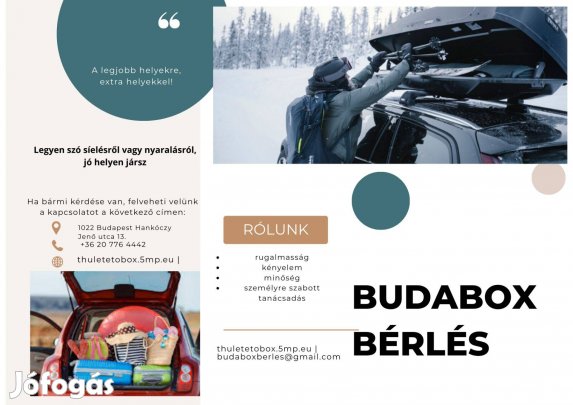 Thule tetőbox bérlés