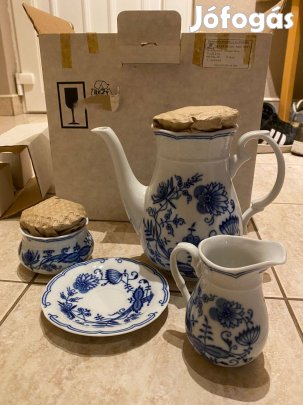 Thun (Natalie) 12 személyes porcelán kávéskészlet Eredeti dobozban,