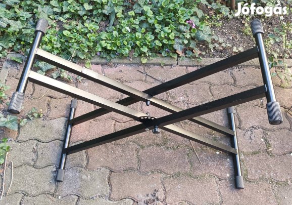 Thunder KB-04 szintetizátor állvány, duplamerevítéses