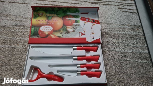 Tidal 4 darabos készlet, 4 db kés, hámozó nélkül