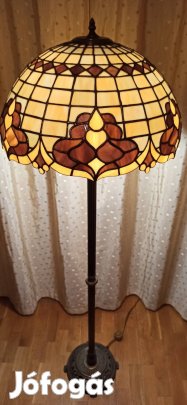 Tiffany állólámpa Hibátlan. Eredeti tiffany üvegből. 