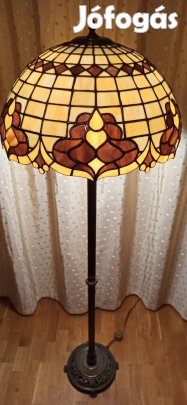 Tiffany állólámpa.  Eredeti amerikai tiffany Üvegből.  