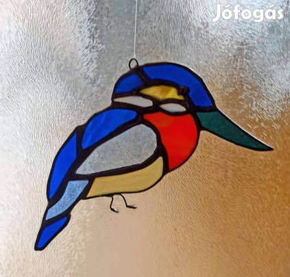 Tiffany jégmadár. Új, hibátlan. 