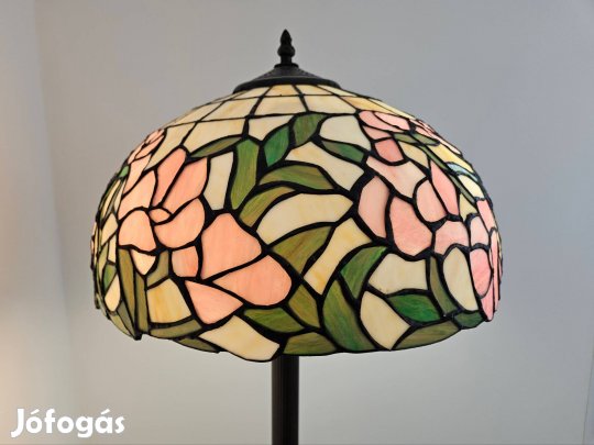 Tiffany lámpa elegáns színes állólámpa