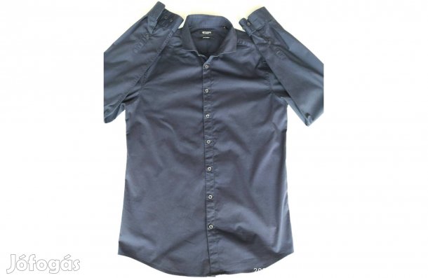 Tiger of Sweden slim fit, sztreccs sötétkék ing (41)