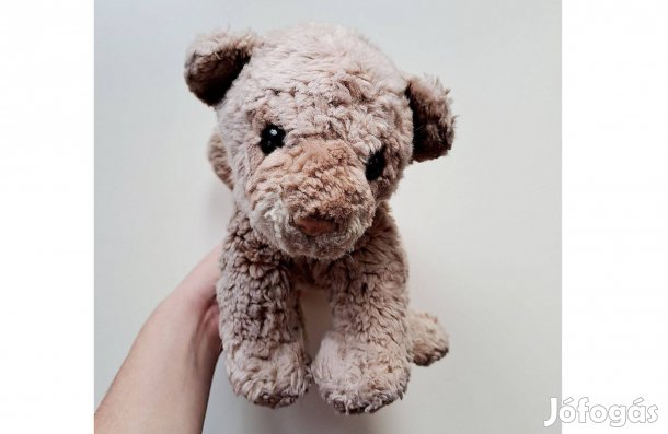 Tigris plüss, plüss tigris, bézs világosbarna plüss tigris