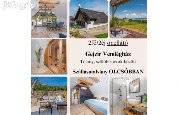 Tihanyi páros pihenés Tavaszi Akciós áron