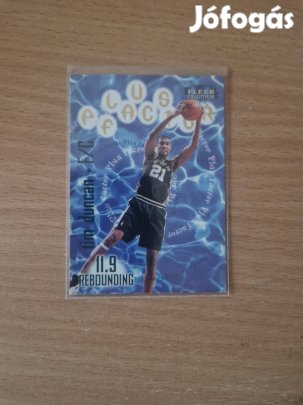 Tim Duncan Fleer Tradition 1998-99 Plus Factor #141 kosaras kártya