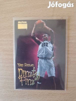 Tim Duncan Skybox Premium 1998-99 Ninety Fine #206 kosaras kártya
