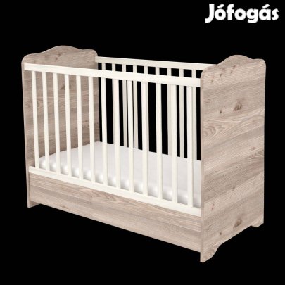 Timba kiságy Viki átalakítható 70x140 krém-fűz